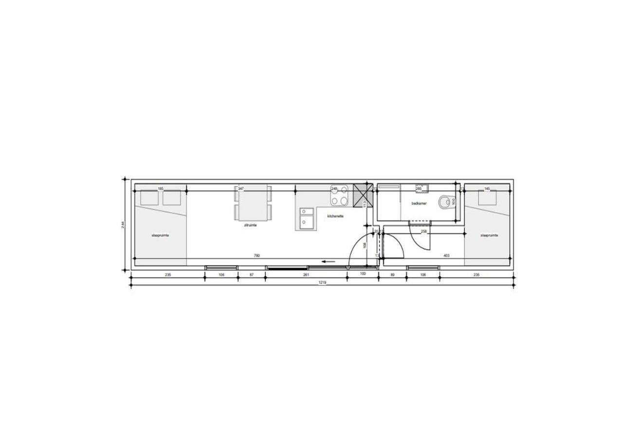 Zulte Vakantiewoning Leie Lodge מראה חיצוני תמונה